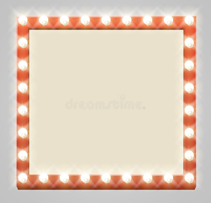 Retro Teken van de Theaterbol royalty-vrije illustratie Retro Teken van de Theaterbol royalty-vrije illustratie
