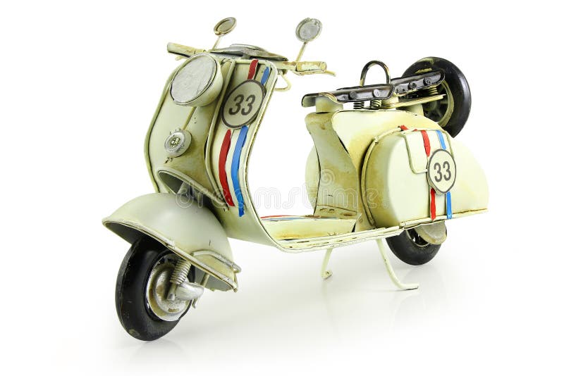 Retro toy motorcycle