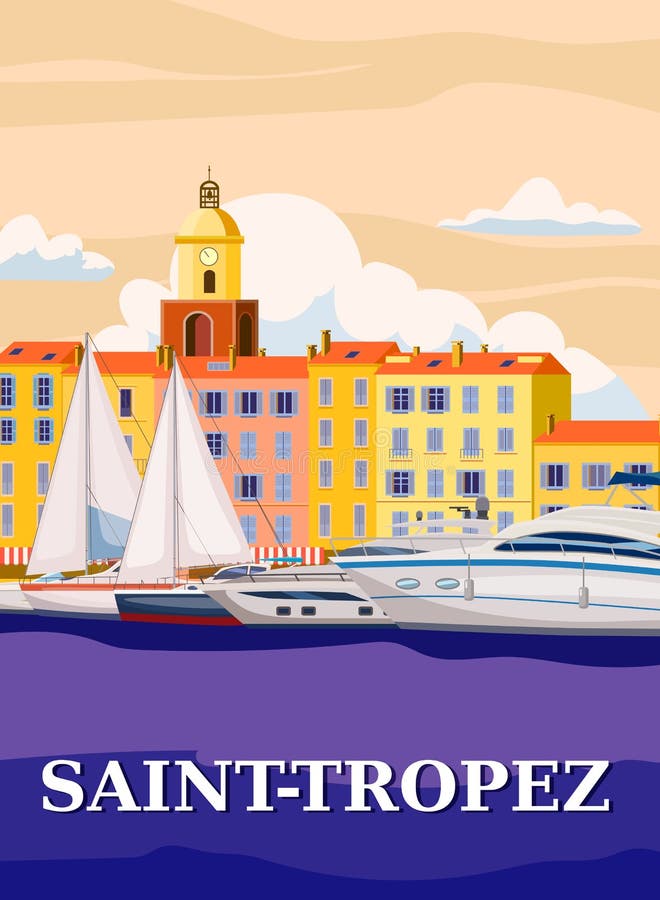 Beach Saint Tropez Stock Illustrations – 20 Beach Saint Tropez Stock ...