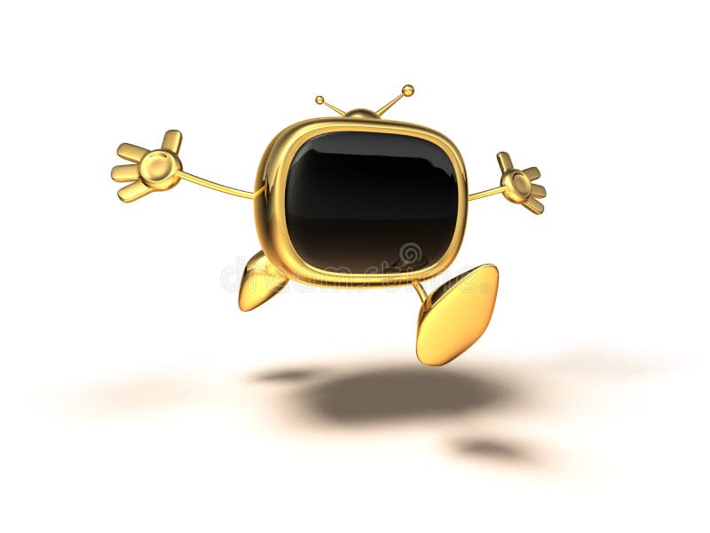Retro tv royalty free illustration