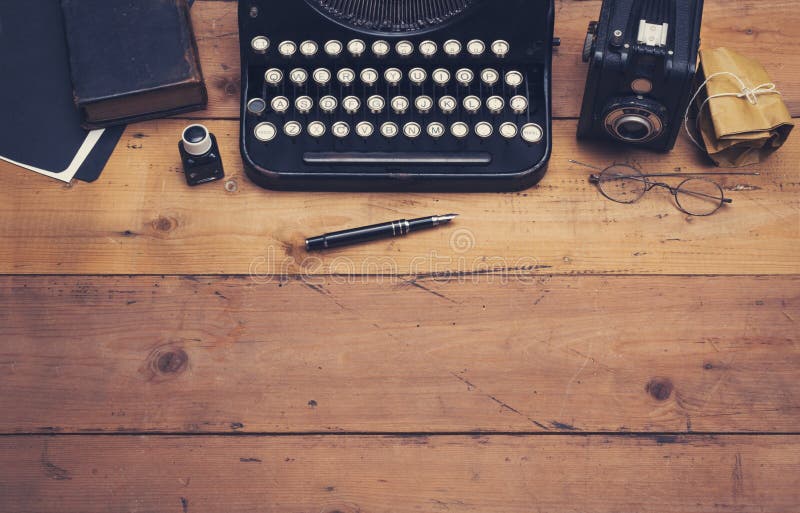 Download Retro Typewriter Desk Hero Header Photos Free Royalty Free Stock Photos From Dreamstime