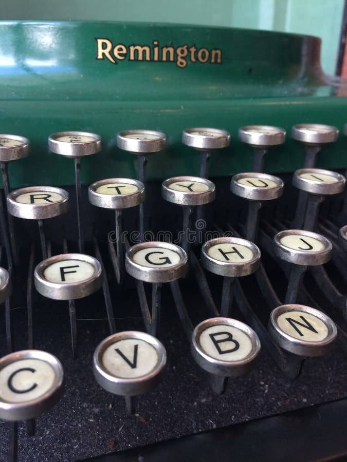 Retro typewriter keys editorial stock photo. Image of alphabet 108756563