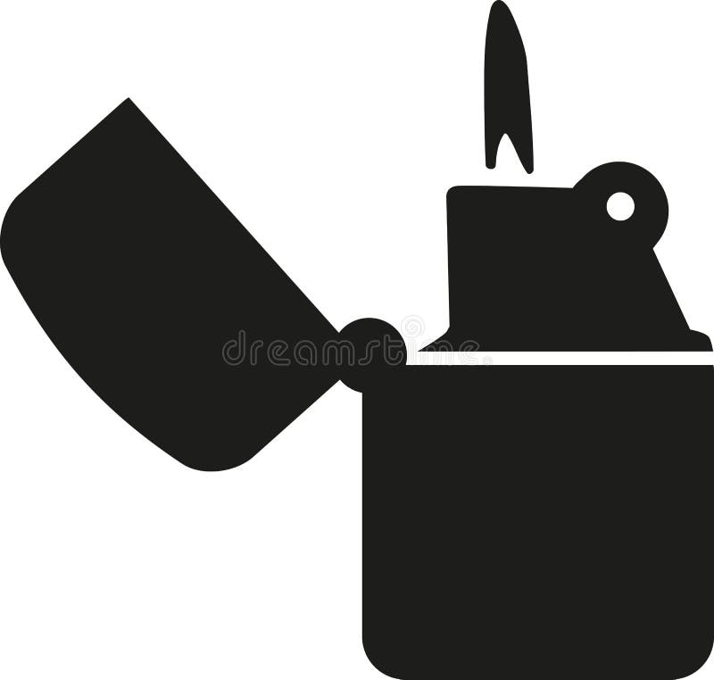 Retro tändaresymbol vektor illustrationer