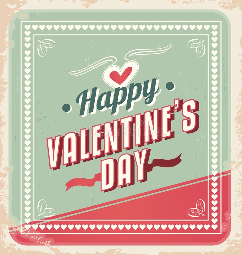 valentine's day retro