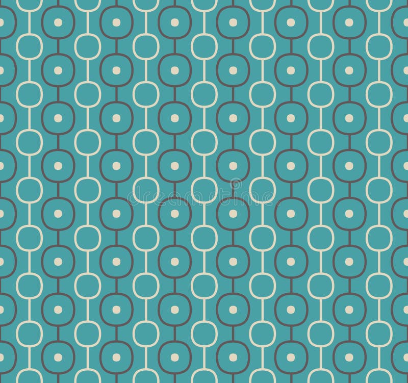 Retro Vector Atomic Background Repeating Pattern