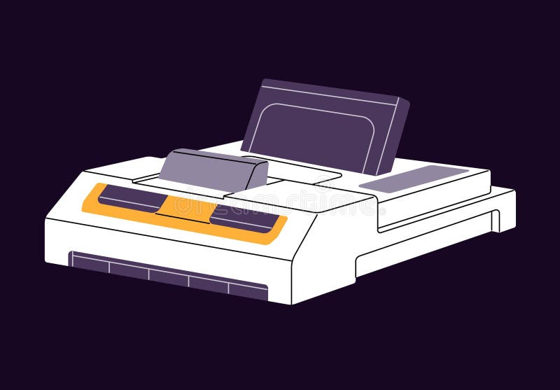 Retro-videospelskonsol. Utrustning för att spela gamla 8-bitars videospel med patroner. Oldschool cybersport Apparat gadget royaltyfri illustrationer