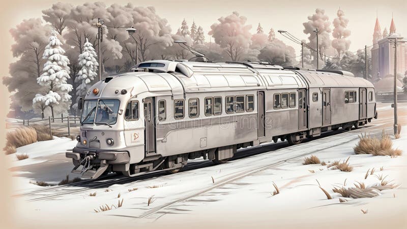 Discover 193+ pencil sketch of train