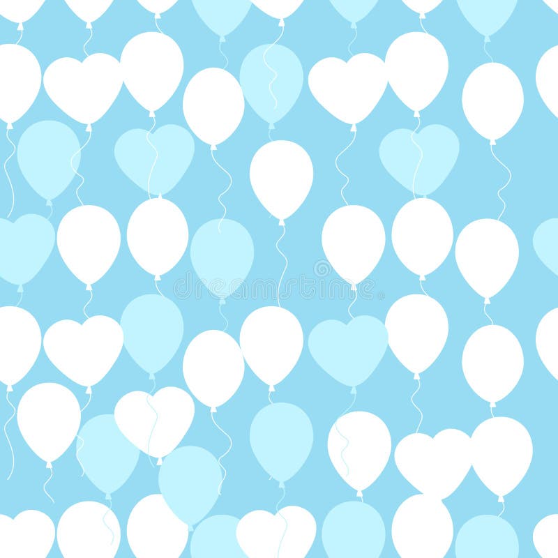 Retro vlak ballonspatroon Groot voor Verjaardag, annive huwelijk, royalty-vrije illustratie Retro vlak ballonspatroon Groot voor Verjaardag, annive huwelijk, royalty-vrije illustratie