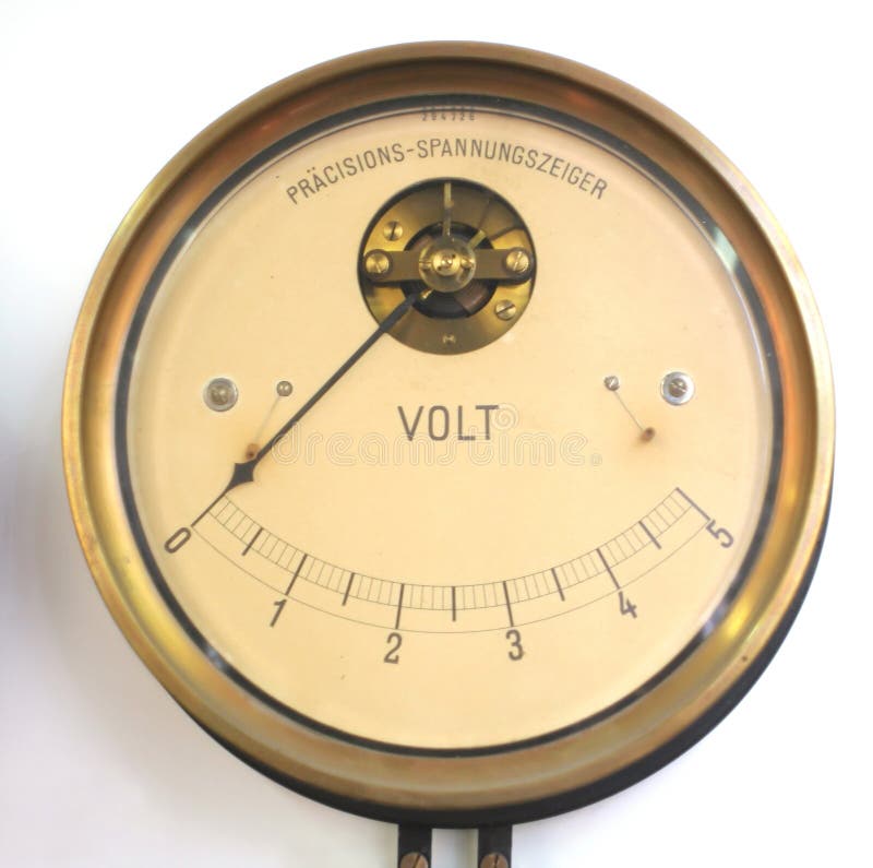 Retro voltmeter