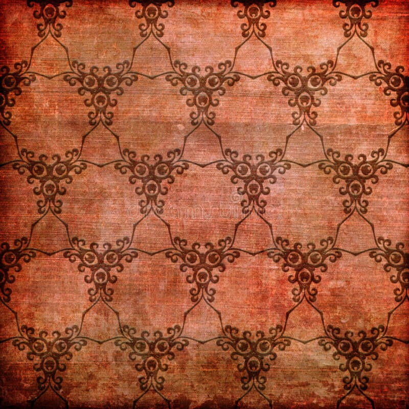 Retro wallpaper royalty free illustration