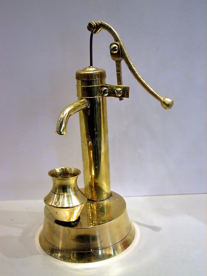 Retro water hand pump model