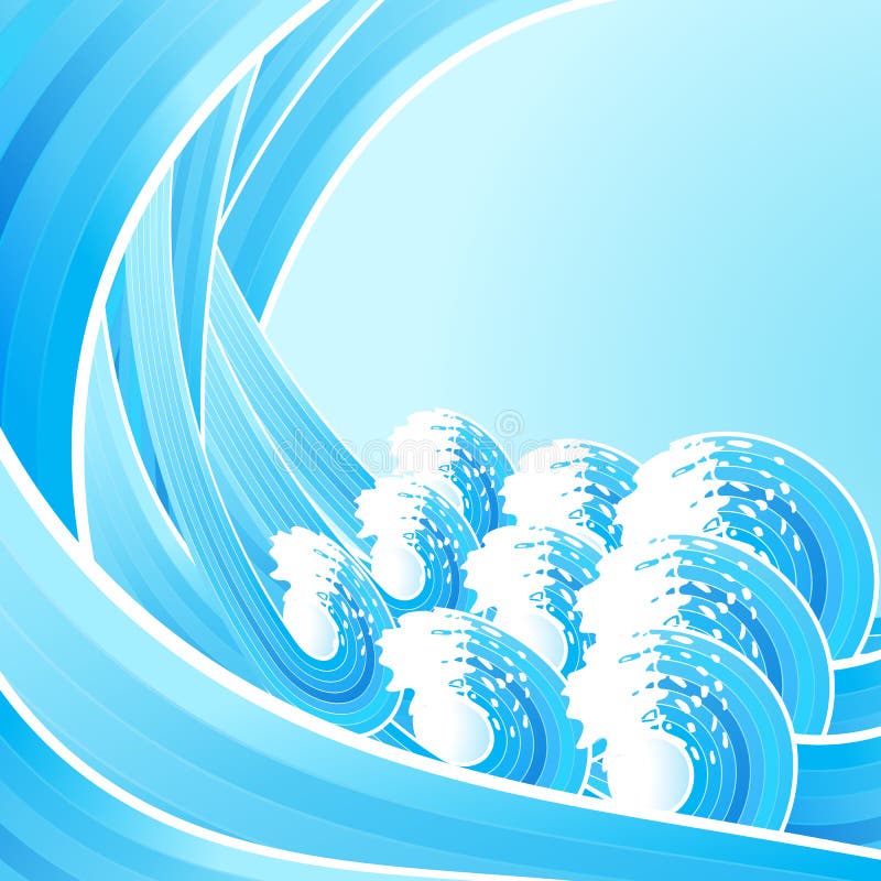 Retro waves background