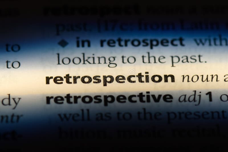 retrospect synonyms