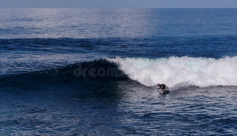 Surfer on fire ! stock image Surfer on fire ! stock image