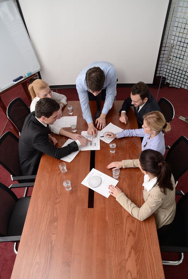 Reunião de negócios imagem de stock royalty free Reunião de negócios imagem de stock royalty free