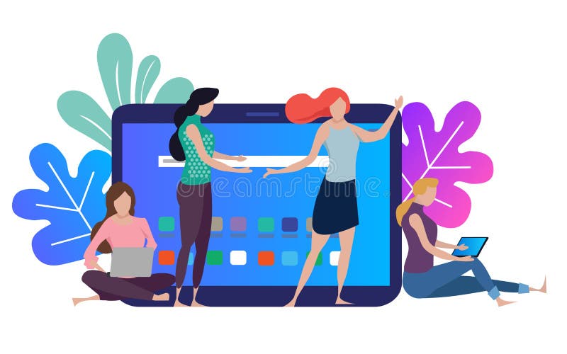 Reunión femenina del hombre de la mujer de negocios que tiene discusión Compañía de lanzamiento Gente que trabaja junto Plano col stock de ilustración Reunión femenina del hombre de la mujer de negocios que tiene discusión Compañía de lanzamiento Gente que trabaja junto Plano col stock de ilustración