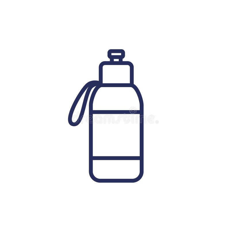 Reusable Water Bottle Outline Stock Illustrations 494 Reusable Water Bottle Outline Stock