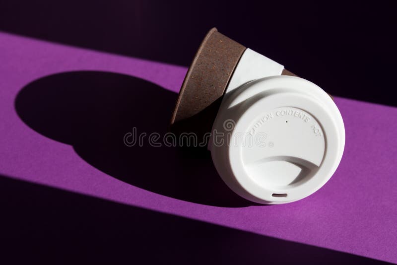 Reusable Cup Made from Recycled Cardboard. Reduce Takeaway Coffee Cup