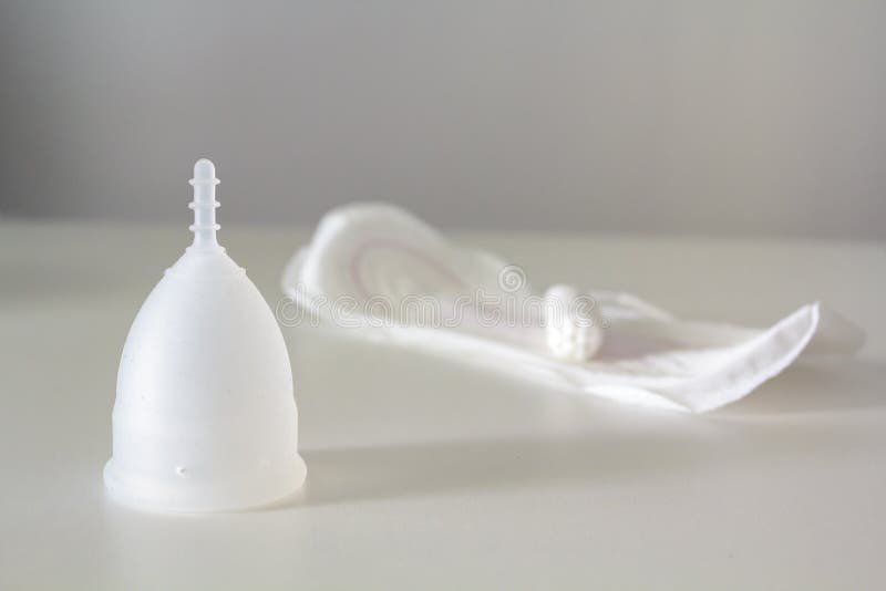 Reusable Menstrual Cup, Disposable Pad and Disposable Tampon Stock
