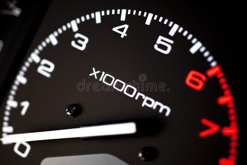 Rev counter tachometer stock photo. Image of motion, graph 11234608