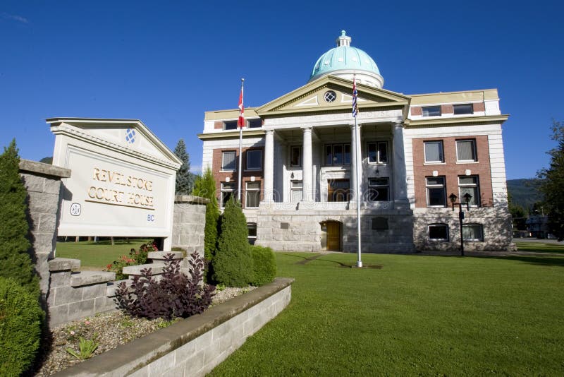 Revelstoke Courthouse stock photo. Image of british, canada 12911940
