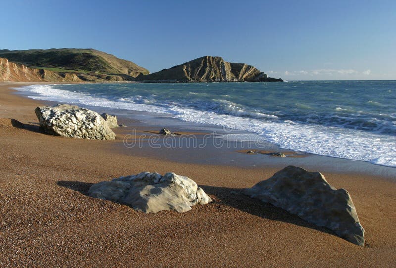 Revendedor de Worlbarrow, Dorset imagen de archivo Revendedor de Worlbarrow, Dorset imagen de archivo