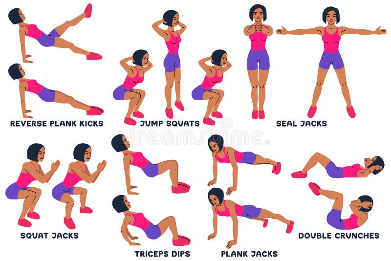 Jumping Jacks Stock Illustrations – 125 Jumping Jacks Stock Illustrations, Vectors & Clipart - Dreamstime