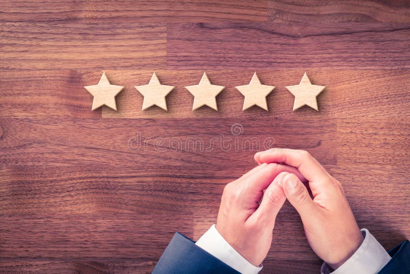 Review, increase rating or ranking, evaluation and classification concept. Businessman think how to increase rating of his company. Review, increase rating or ranking, evaluation and classification concept. Businessman think how to increase rating of his company.