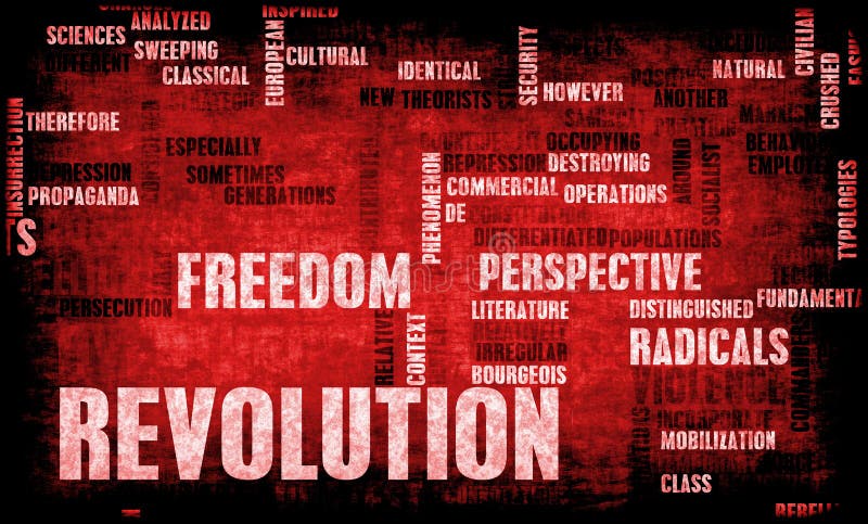 Revolution stock illustration