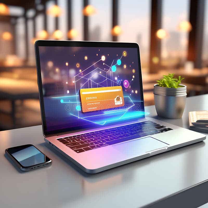 Revolutionary 3D Concept: Mobile Banking and Online Payment Integration ...