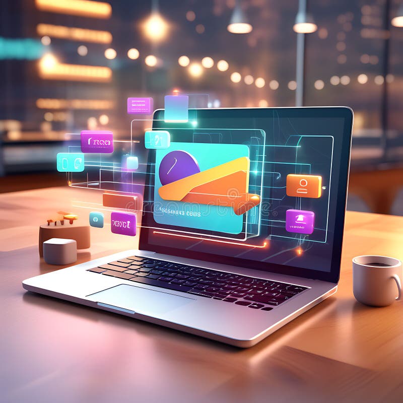 Revolutionary 3D Concept: Mobile Banking and Online Payment Integration ...