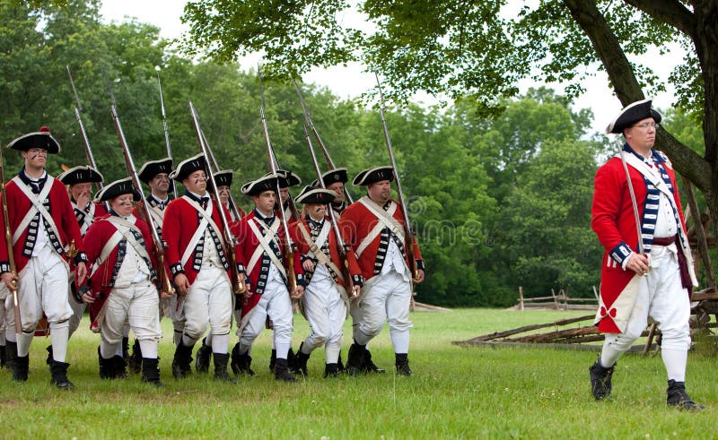 Revolutionary war reenactment