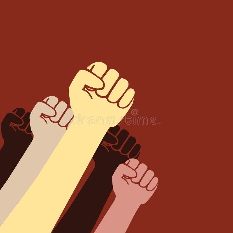 Revolutionsfaust vektor abbildung