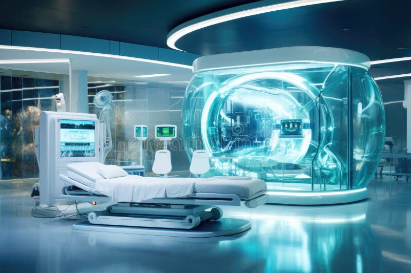 Revoluția digitală a asistenței medicale : remodelarea industriei prin soluții tehnologice avansate vector illustration