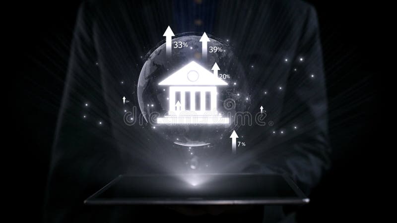 Revoluția în UUID Online Banking Merging stock footage