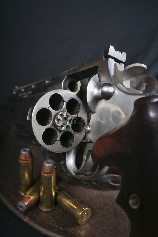 Revolver Cylinder With One Flobert Ammo 4mm On Dark Wooden Background Russian  Roulette Concept Stock Photo - Download Image Now - iStock