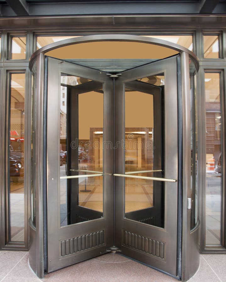 Revolving Door stock image. Image of outside, building 23958089