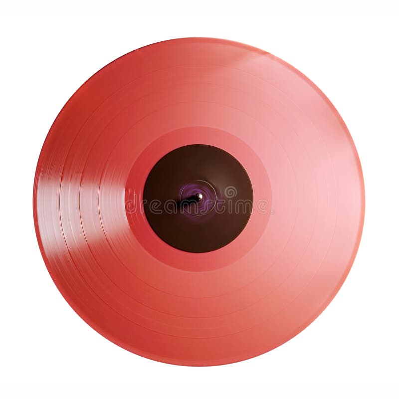 Revolving vinyl record