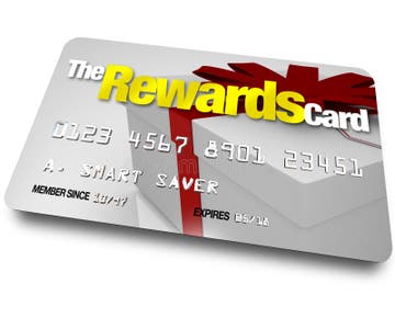 The Rewards Credit Card Earn Refunds And Rebates Stock Illustration 