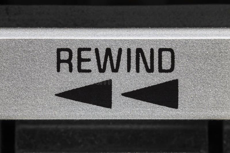 Rewind Button Boombox Tape Player Macro