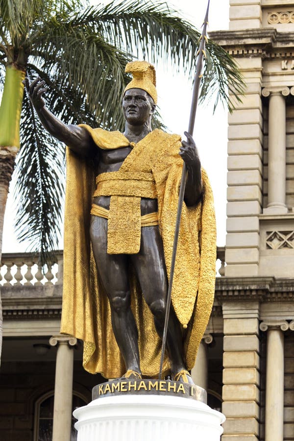 Rey Kamehameha Statue foto de archivo. Imagen de centro 25071036