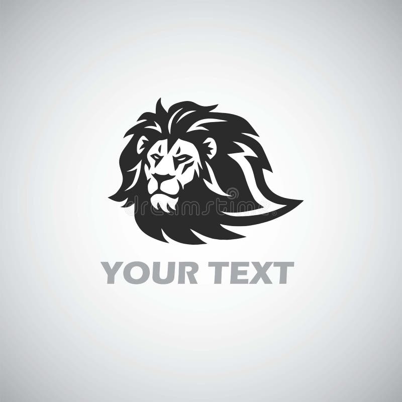 Rey Lion Logo Design Vector Template ilustración del vector Rey Lion Logo Design Vector Template ilustración del vector