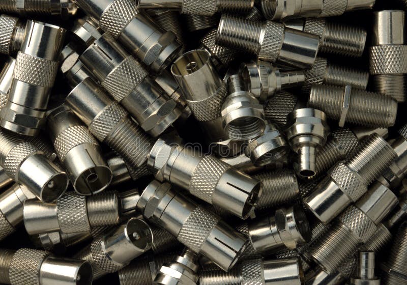 Rf Television Plug Cable stock image. Image of lead, circuit 3011147