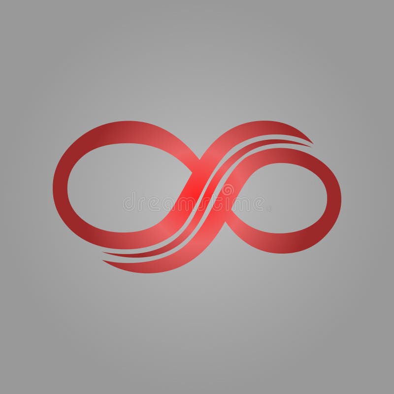 Beautiful infinity sign stock illustration