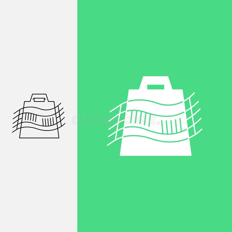 Carpet Logo with Shopping Bag Combination, Logo Design Template Sign