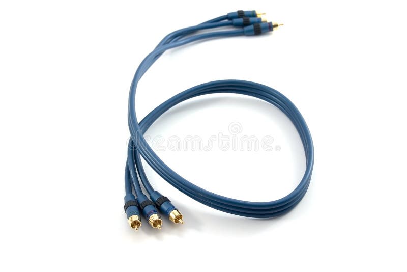 RGB Cable for High Definition TV stock photos