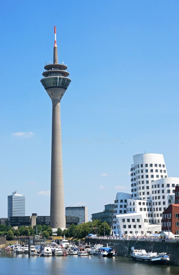 Rheinturm tower Dusseldorf