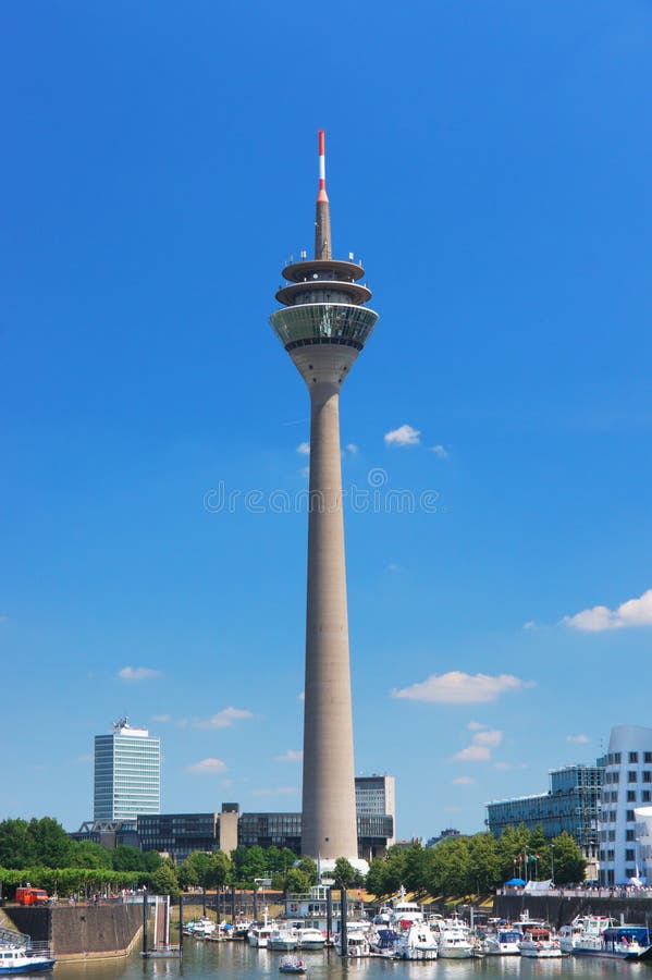 Rheinturm tower Dusseldorf