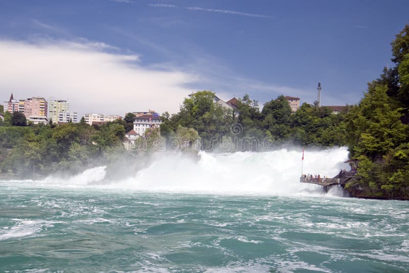 Rhine Falls in Schaffhausen Stock Image - Image of destination