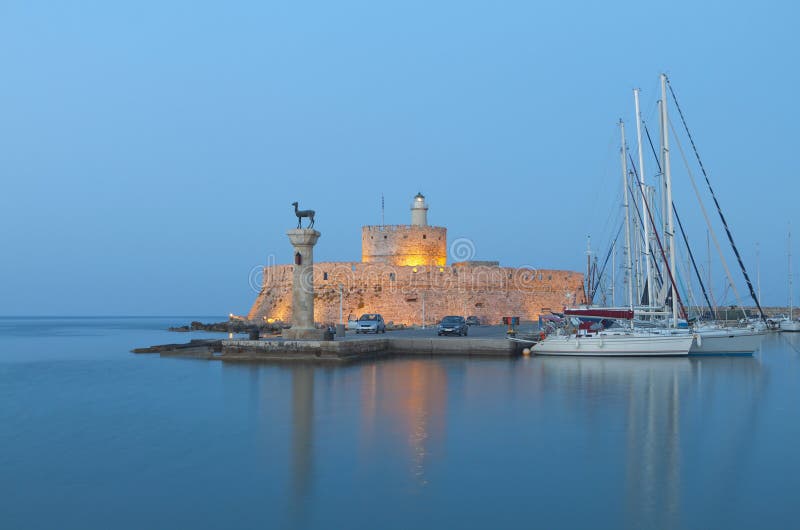 Rhodes island in Greece